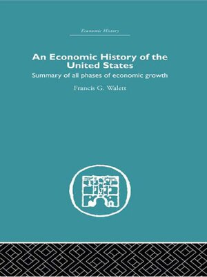 cover image of Economic History of the United States